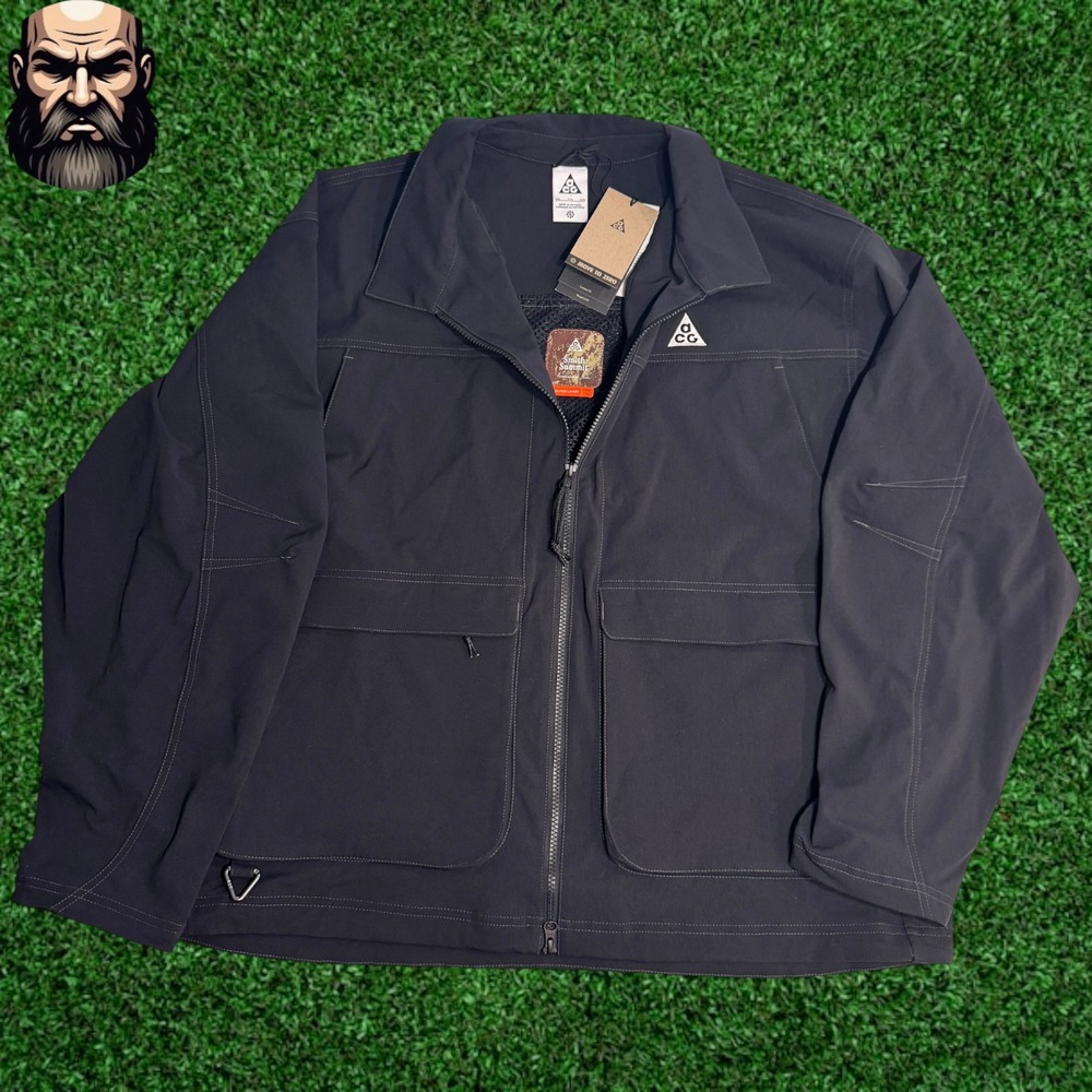 Nike ACG Smith Summit UV Jacket Black HV0598-010 Men's Size 2XL
